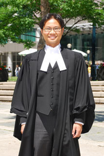 Picture of David Lam, Barrister and Solicitor in court robes